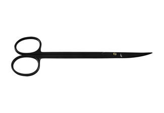 46.081.16TISC Joseph Scissors, zagięte z ząbkami, Onyx