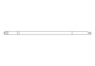 47.524.15 Koniec śrubokręta CMF, 1,5mm, 60mm