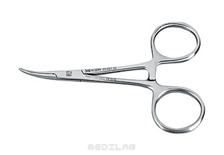 23.051.10 Kleszczyki hemostatyczne Hartmann zagięte 2.0 mm
