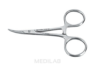 23.051.10 Kleszczyki hemostatyczne Hartmann zagięte 2.0 mm