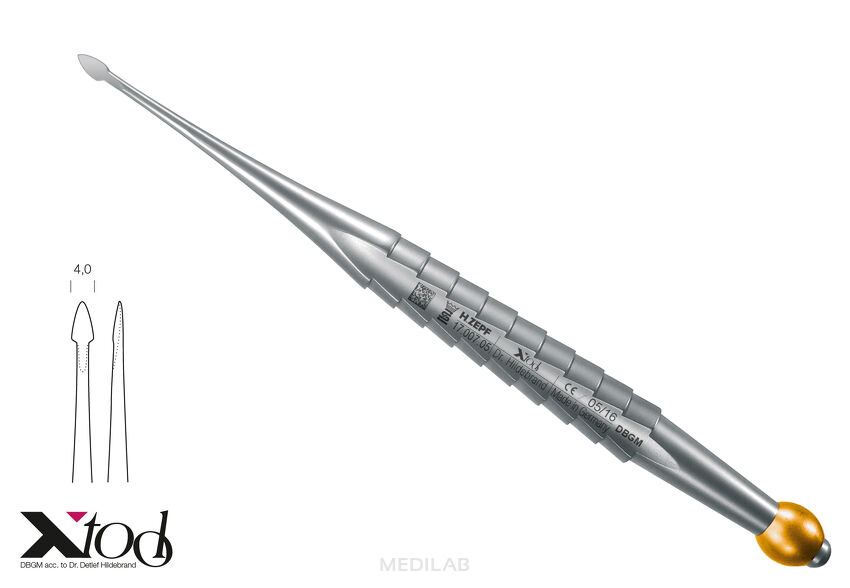 17.007.05 X-Desmo-Tool prosty 4.0 mm
