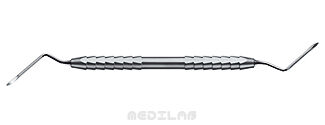 17.056.02 Dźwignia korzeniowa Heidbrink do apeksów 2.0 mm, z ząbkami