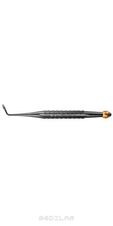 17.008.08TI X-Syndesmotome zagięty lewostronnie 4mm Onyx