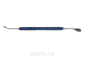 41.868.09 Tytanowa mikro łyżeczka do biomateriału/kości 4x6/8x10 mm