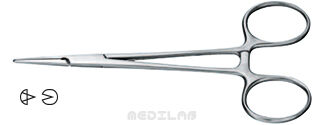 23.062.12 Kleszczyki chirurgiczne Micro-Halstead proste 1.2 mm